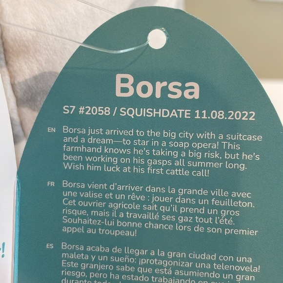 NWT 7.5”’Borsa the Highland Cow Squishmallow - Picture 4 of 4